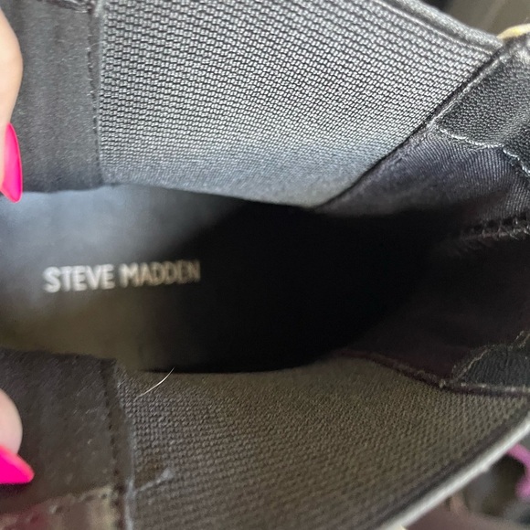 Steve Madden Gold lug sole Boots sz4 - Picture 7 of 7